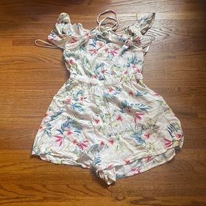 Floral Hollister Romper